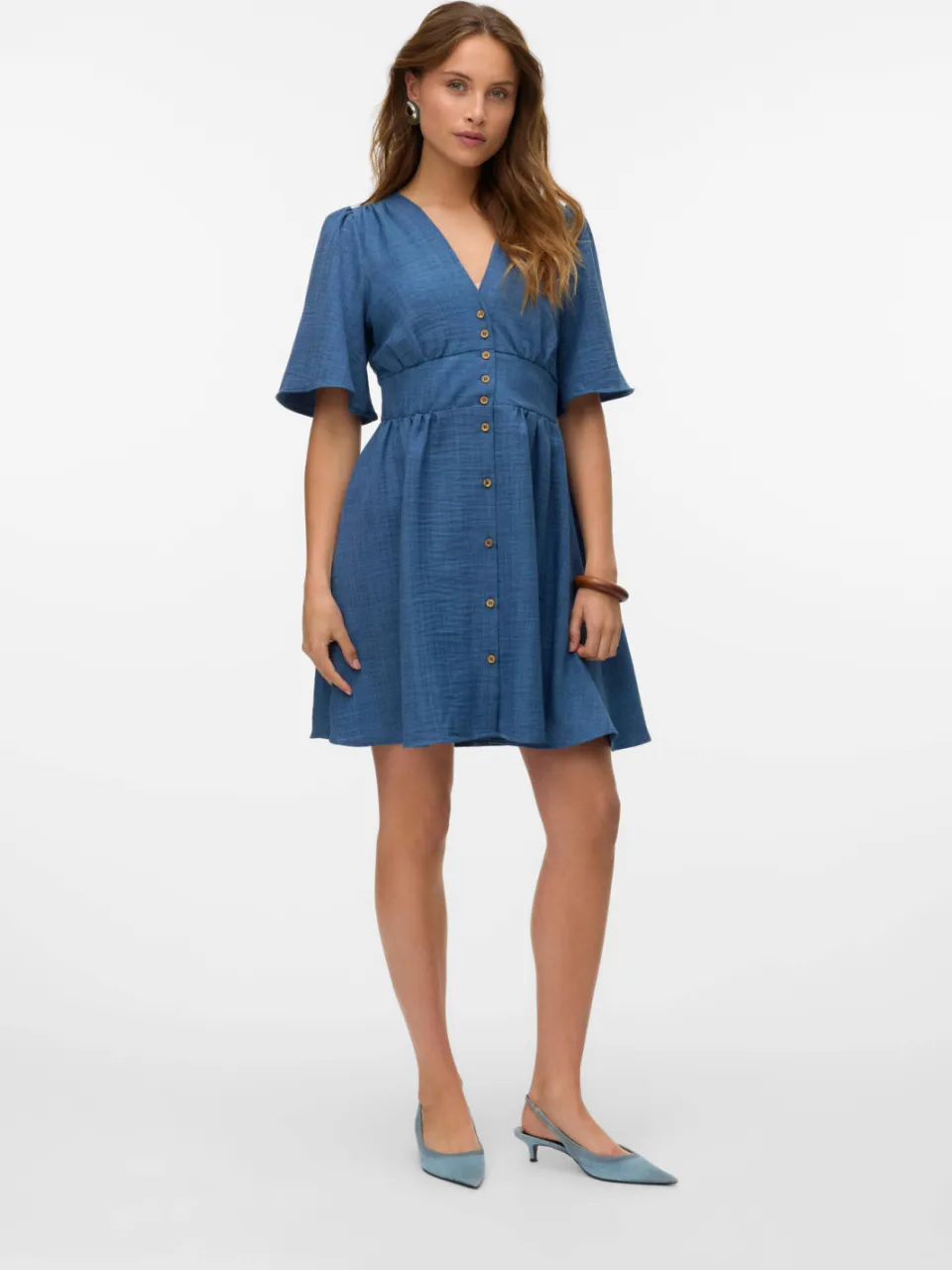 Vero Moda korte jurk blauw, foto 3