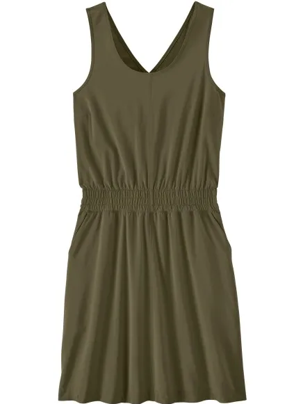 Patagonia Women's Terrebonne Traveler Dress - Jurk, olijfgroen