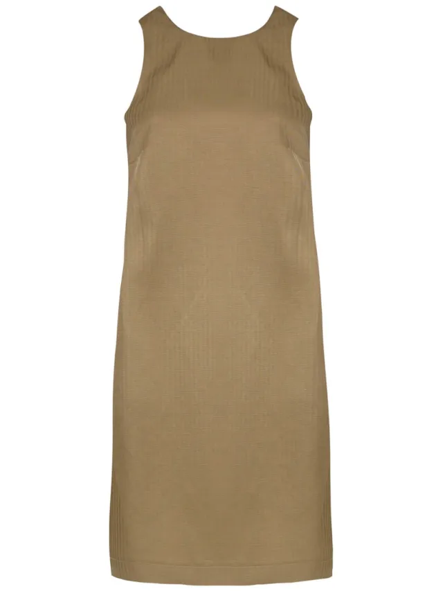 Conquista Relaxte tencel-jacquardjurk tot boven de knie beige, foto 2