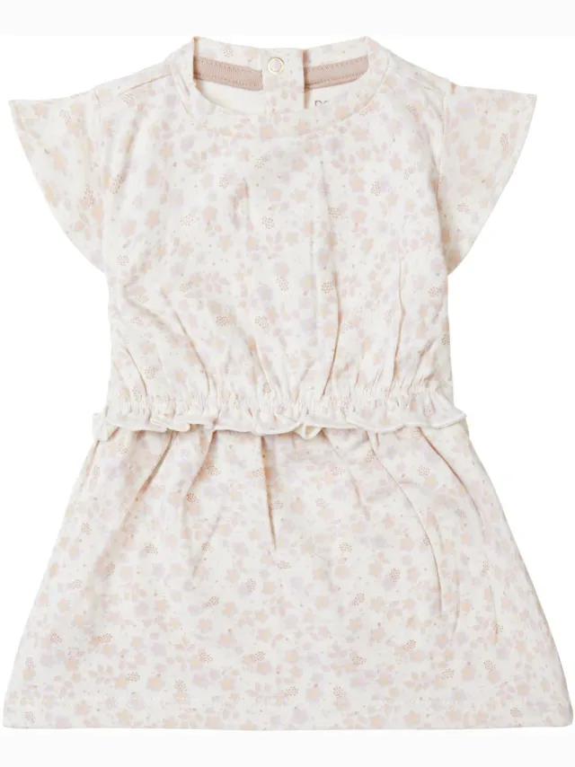 Noppies Girls Dress Canterbury short sleeve allover print Meisjes Jurk - Iris