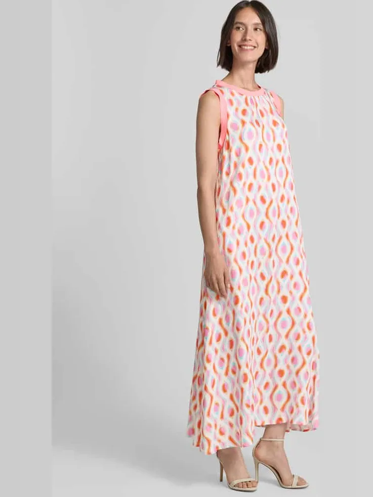 Emily Van den Bergh Midi-jurk met brede bandjes offwhite, foto 4