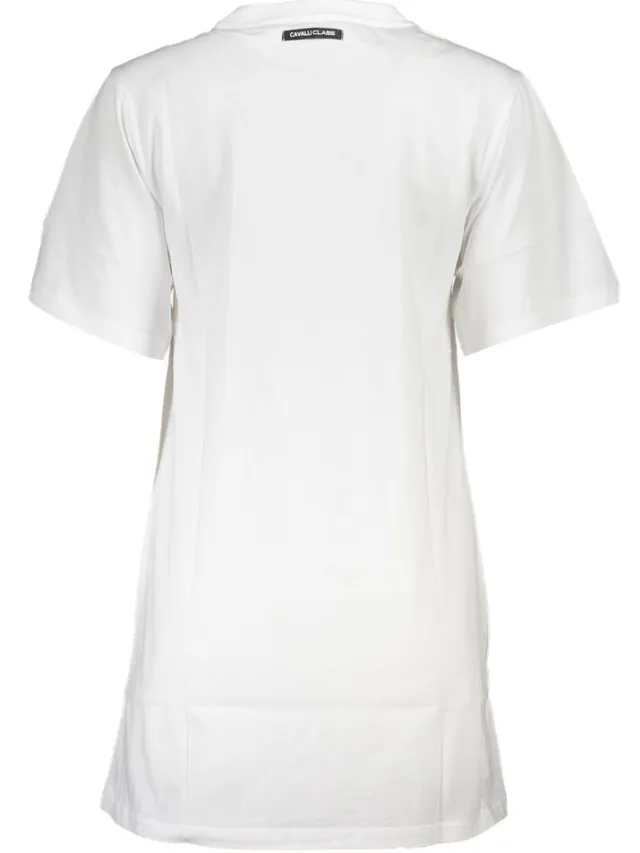 Cavalli Class Roze Print T-shirt Jurk, foto 2