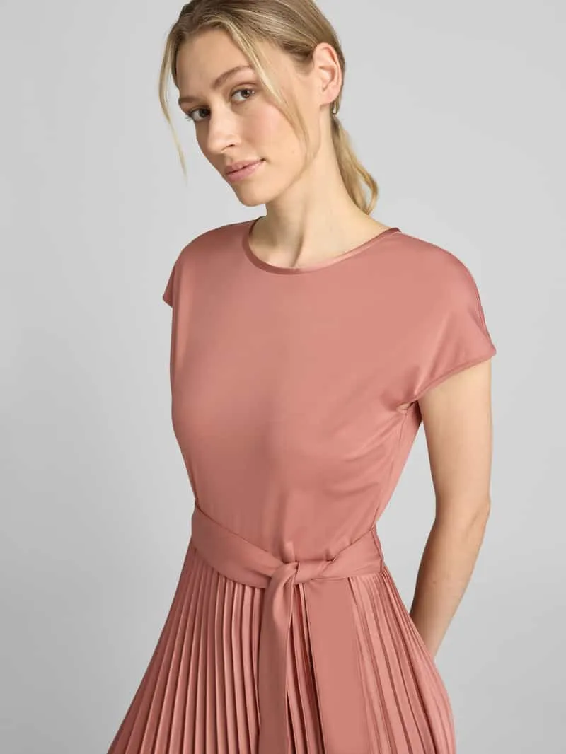 Max Mara regular fit vrijetijdsjurk met plooirok model 'GELA' terracotta, foto 5