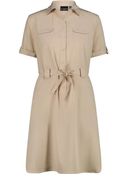 CMP Women's Dress - Jurk, beige