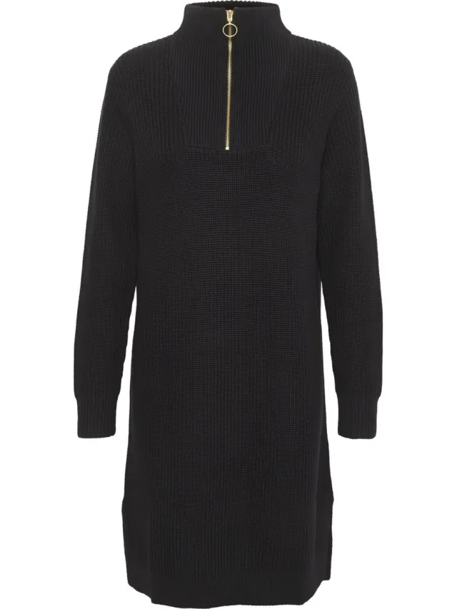 Kaffe KAlioa Knit Dress Dames Jurk Black Deep