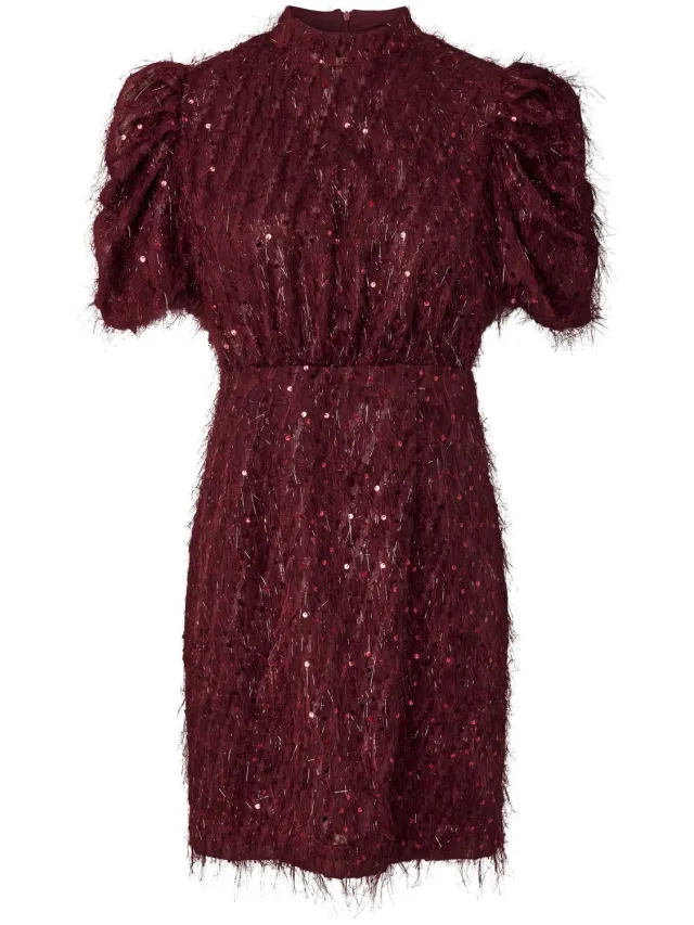 Yas midi-jurk YASILZA 2/4 PAILLETTEN Port Royale1