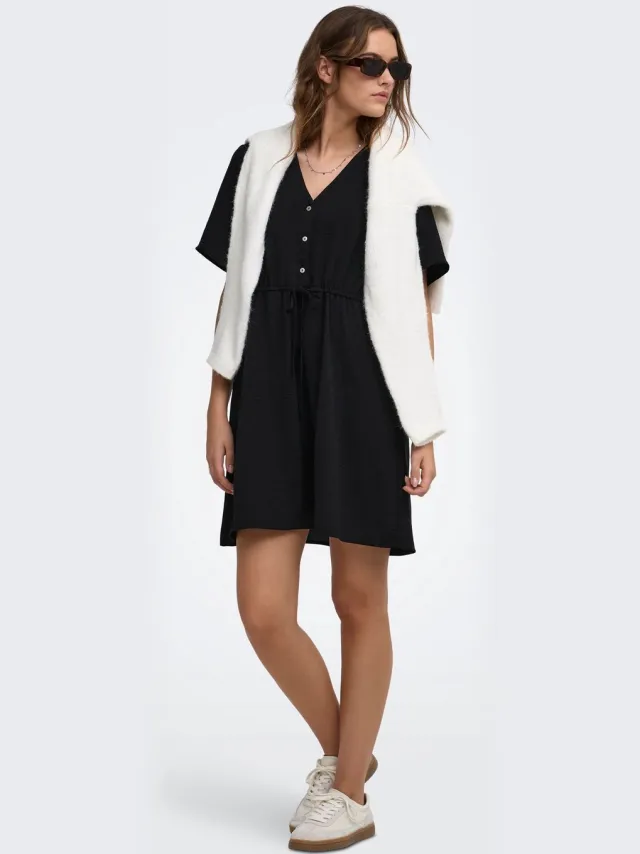Only Jurk ONLMETTE Korte jurk Black 1