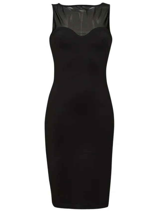 Guess Lange Jurk Guess AMANDA DRESS Zwart