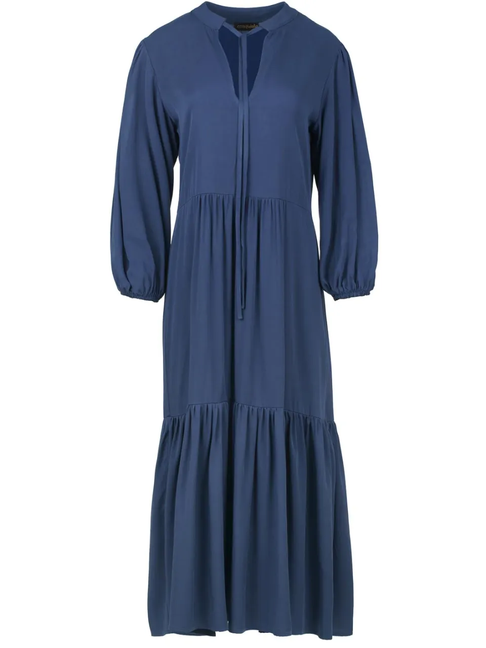 Conquista Navy midi-jurk met stropdassen, foto 2