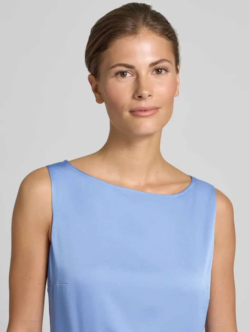 Vera Mont cocktailjurk met asymmetrische zoom lichtblauw, foto 4