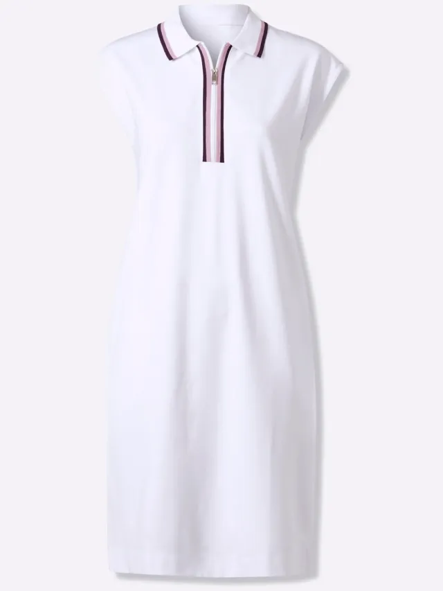 Jersey jurk wit, foto 2