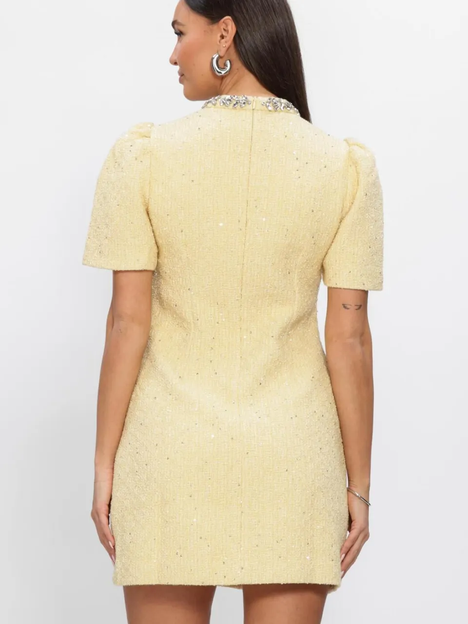 Lina Locchi Dames Jurken Ll-agnese - Butter Yellow, foto 3