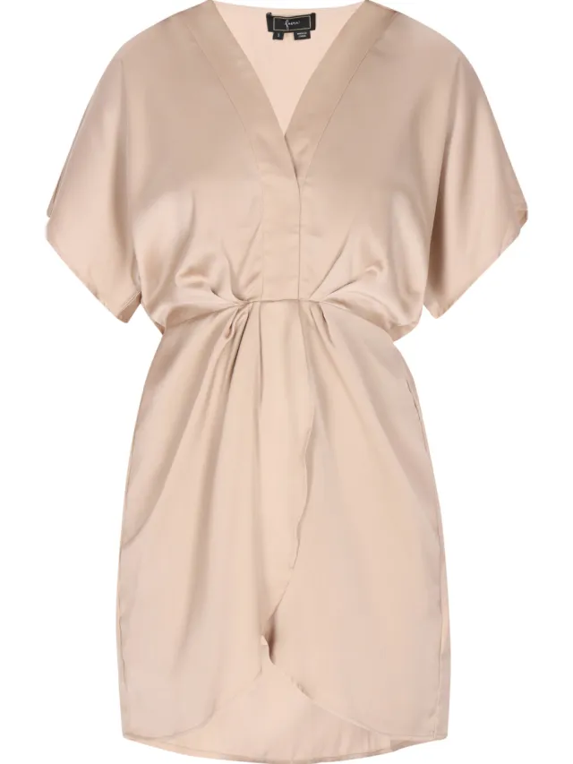 Faina Jurk Dames beige, foto 2