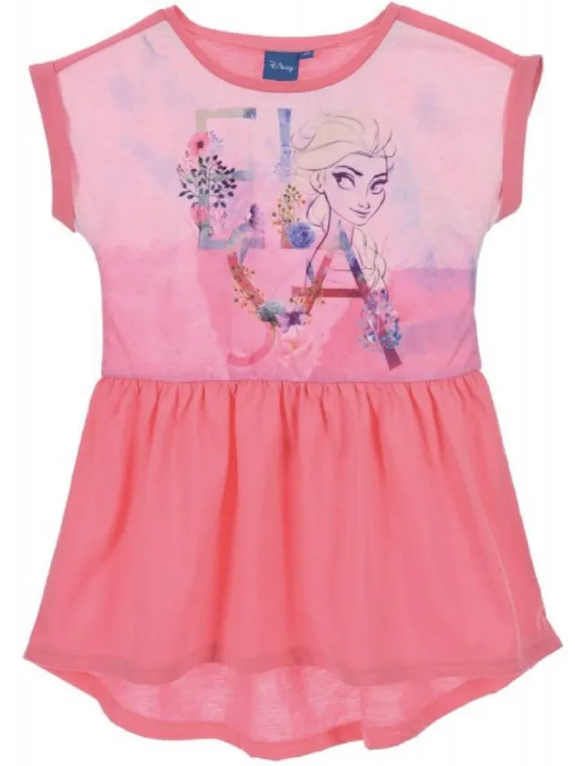 Disney Frozen jurk - Elsa - roze - maat 122/128 (8 jaar)
