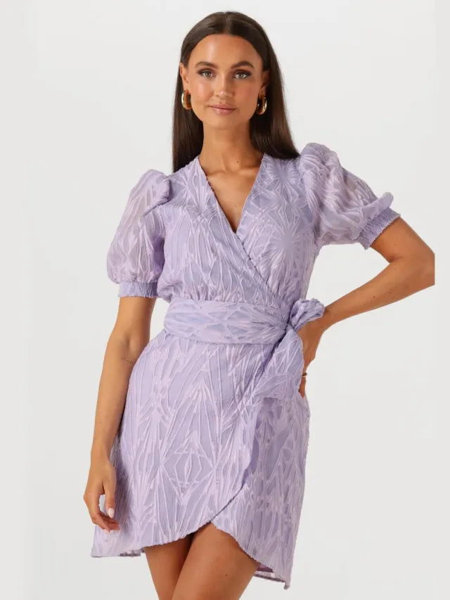 Freebird Dames Jurken Blossom Mini - Lila