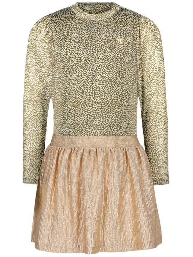 Like Flo F508-5822 Meisjes Jurk Spotted dot