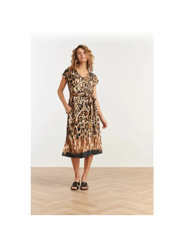 Smashed Lemon 35112, jurken Beige