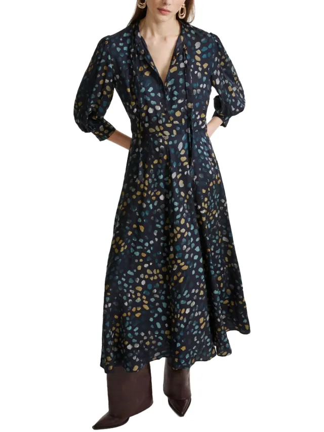 Marella Lange Jurk Marella MLLFULCRO Blauw