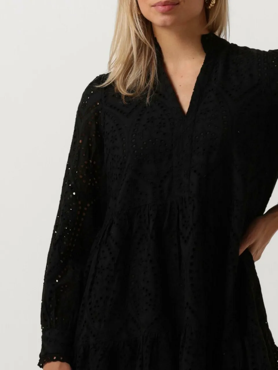 Y.A.S. YAS Dames Jurken Yasholi Ls Dress - Zwart, foto 4