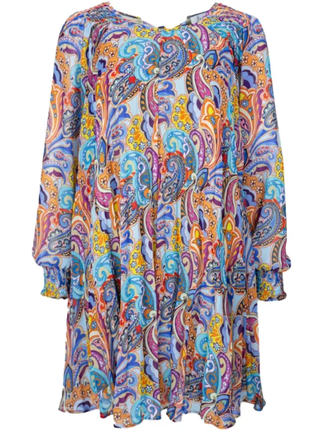 PRINCESS GOES HOLLYWOOD geplooide jurk Blauw