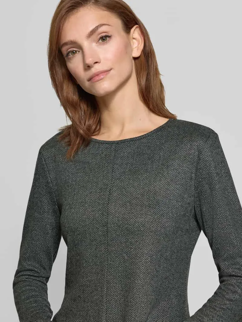 Max Mara Fit and Flare vrijetijdsjurk van viscosemix model 'ESULE' donkergrijs, foto 4