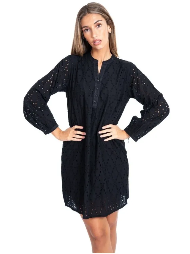 Isla Bonita By Sigris Korte Jurk Isla Bonita By Sigris Korte Jurk Zwart