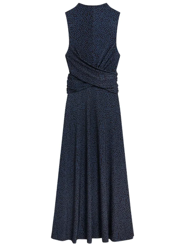 Ted Baker Inisha Bedrukte Mouwloze Zwarte Midi-jurk, foto 2
