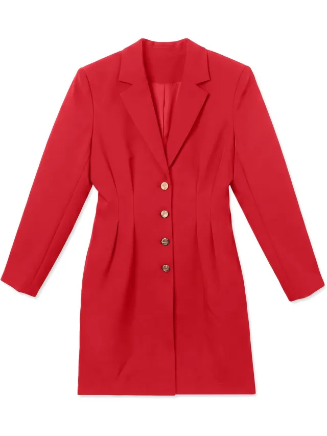 Vero Moda Jurk VMAGNES Midi-jurk high risk red 1