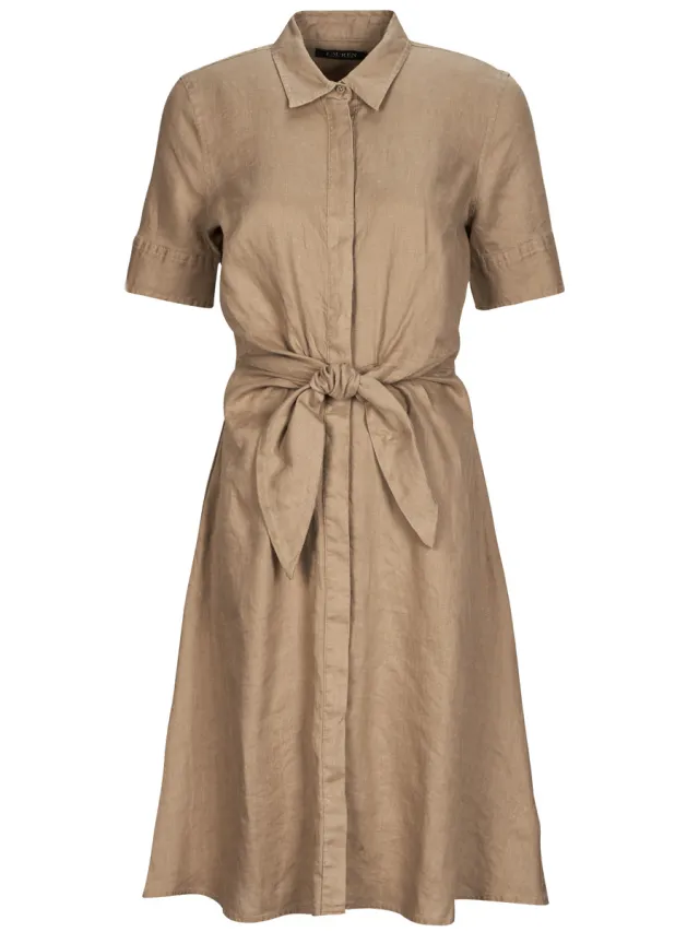 Lauren Ralph Lauren Lange Jurk Lauren Ralph Lauren WAKANA Beige