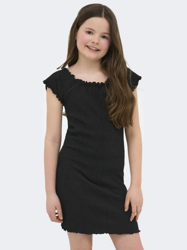 Only Kids midi jurk zwart