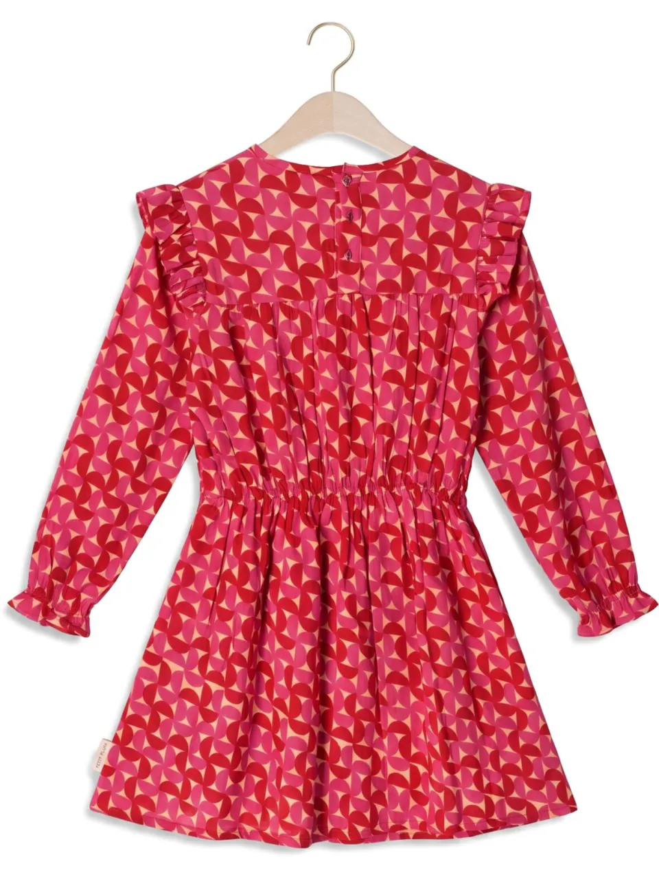 PETIT BLUSH Meisjes Jurken Ruffle Dress Grafic - Multi, foto 2