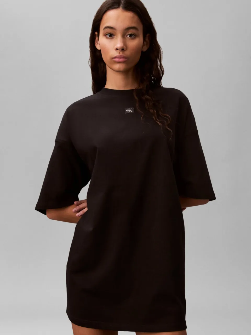 Calvin Klein JEANS korte T-shirtjurk zwart, foto 3