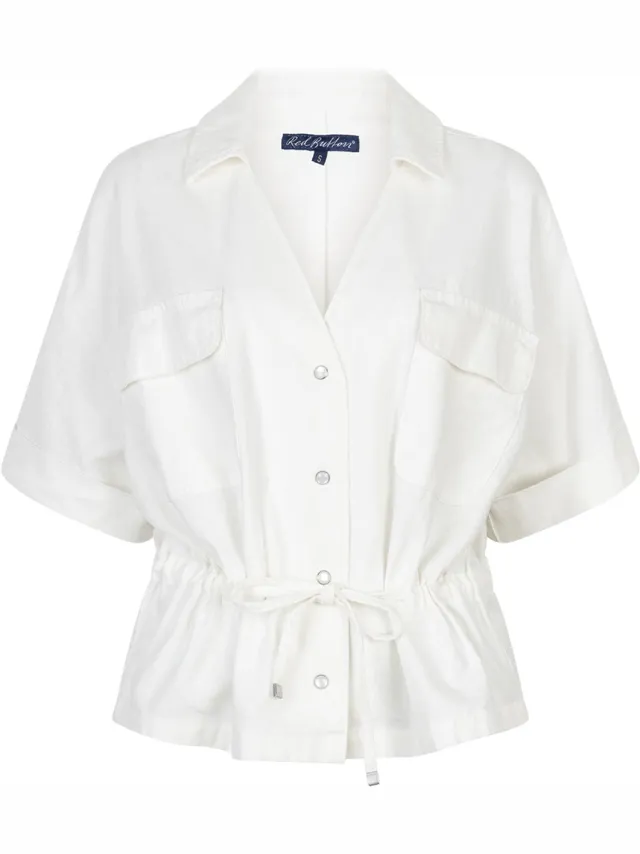 Red Button Dames jurk - Vrouwen - wit