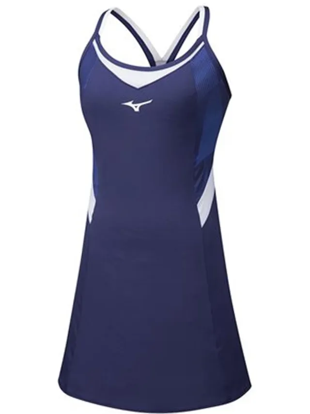 Mizuno Amplify Dames Jurk Navy/Wit Marineblauw
