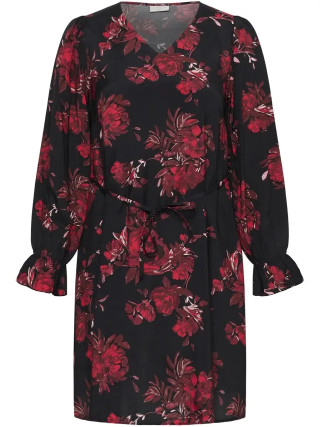 Kaffe Curve Damesjurk met lange mouwen KAFFE Curve Kchipe black