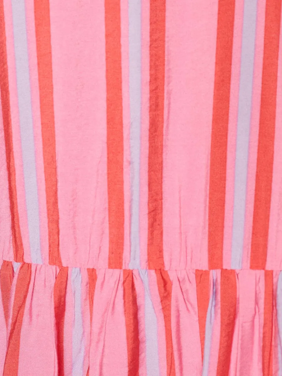 Zizzi gestreepte blousejurk roze, foto 5