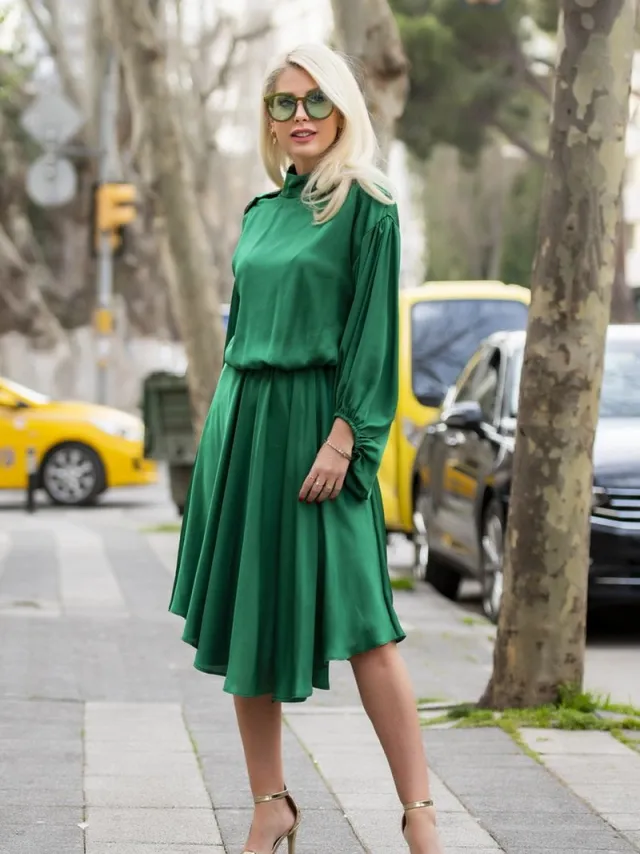 Dress Green Exculisief/SIRMAZA