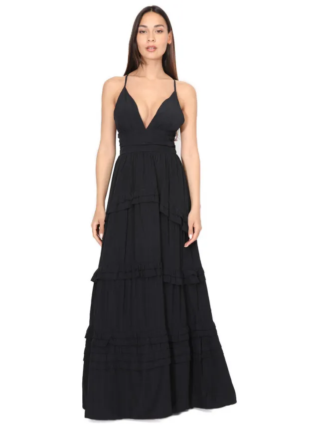 La Modeuse Jurk La Modeuse 71304_P167557 Zwart