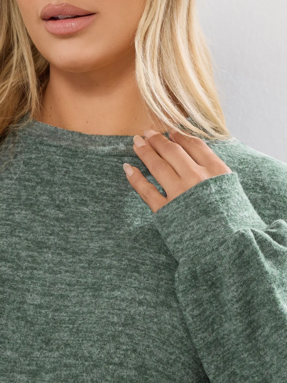 Yours Groene Soft Touch Jumperjurk, foto 5