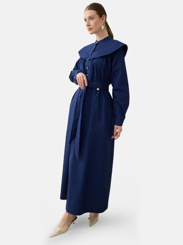 Refka Modest Dress Refka Marineblauw