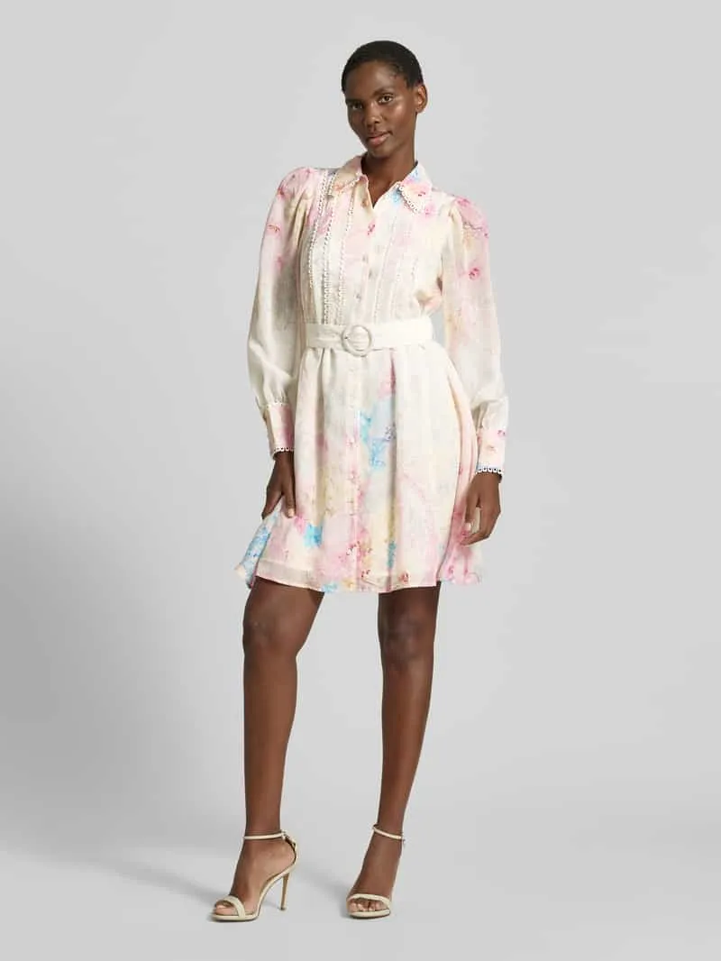 Yas Florence blousejurk multicolor rosé, foto 4