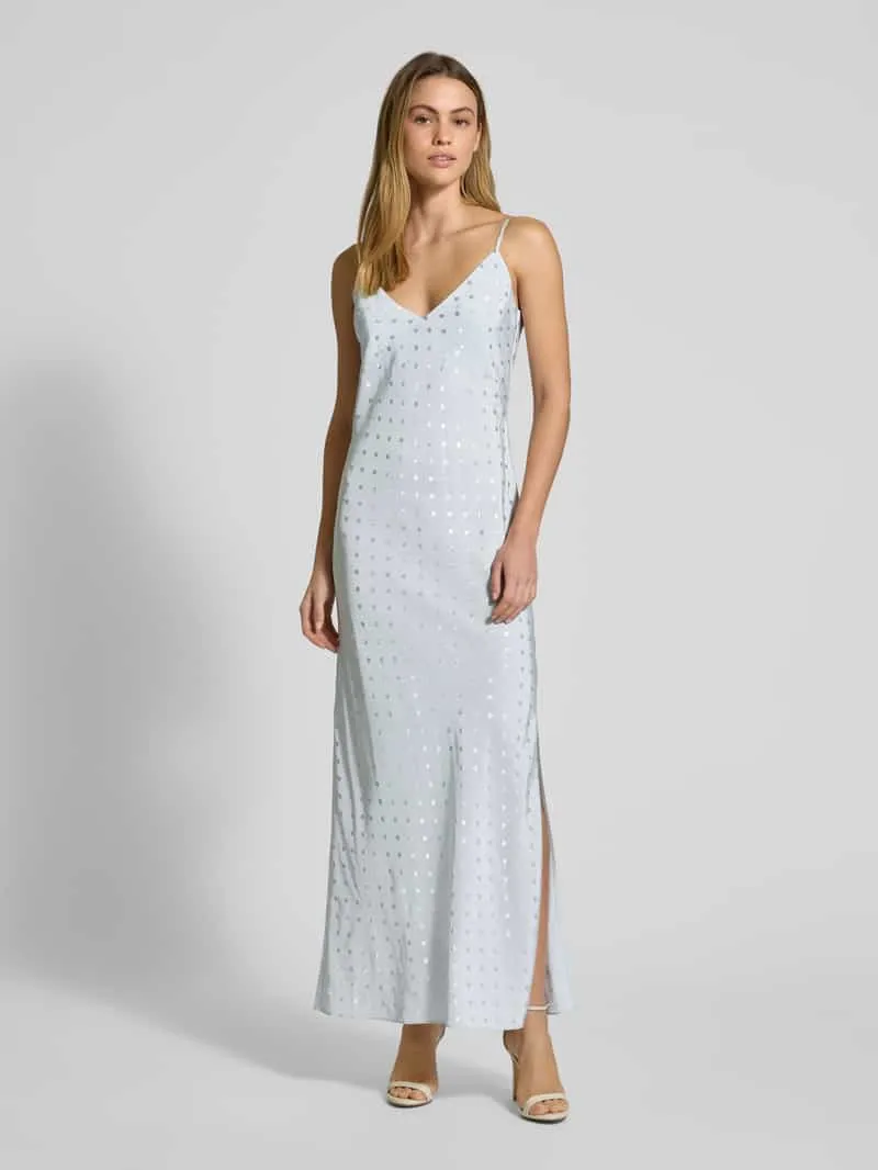 P&C* curated by GLAMOUR Maxi-jurk met V-hals Lichtblauw