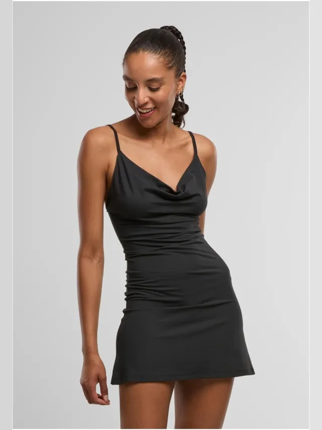 Urban Classics Mini-jurk Dames Mini-jurk - zwart