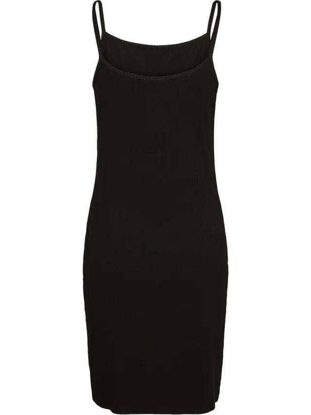 Noisy May Jurk Nmriba Edda Short Dress Fwd Noos 27020375 Black Dames Maat Zwart