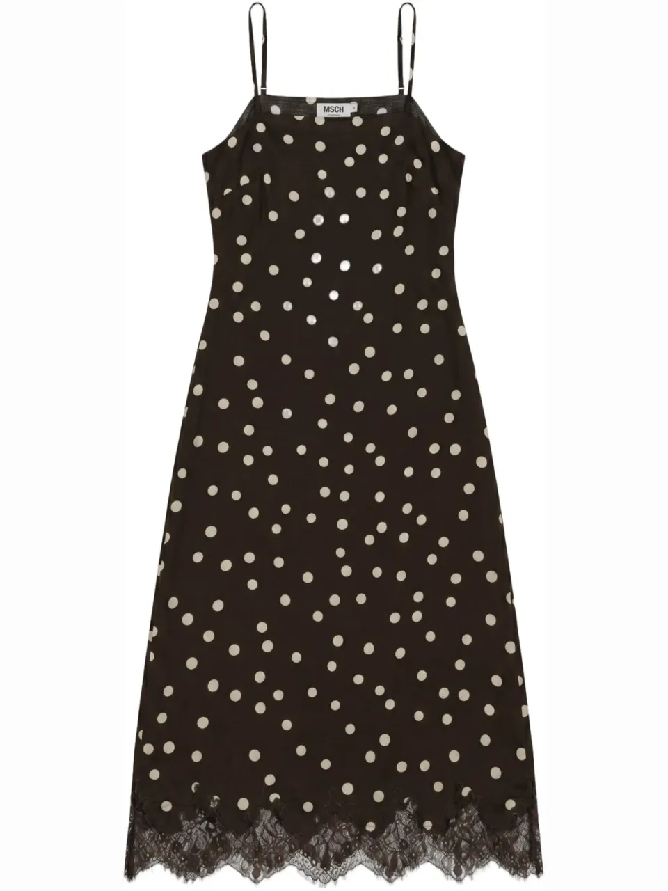MSCH Copenhagen Dames Jurken Mschjionna Irida Strap Dress - Donkergroen, foto 2