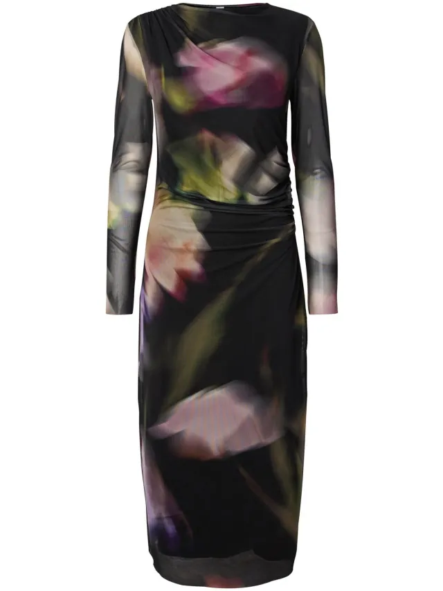 Yas maxi-jurk YASSHAMA LS Black1