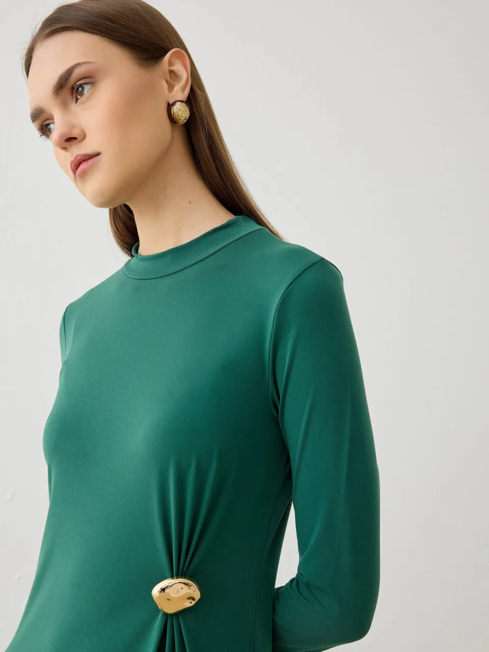 Modest Dress Refka smaragd, foto 2