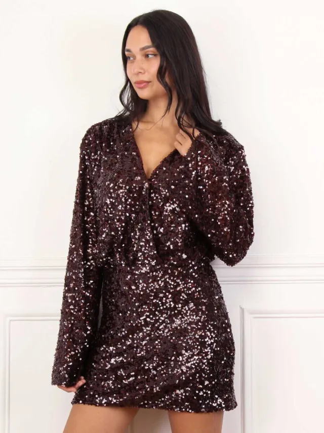 La Modeuse Jurk La Modeuse 76643_P181528 Bordeau