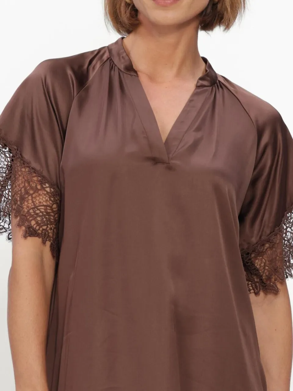 Bruuns Bazaar Dames Jurken Korthalsiabbwenny Dress - Bruin, foto 4