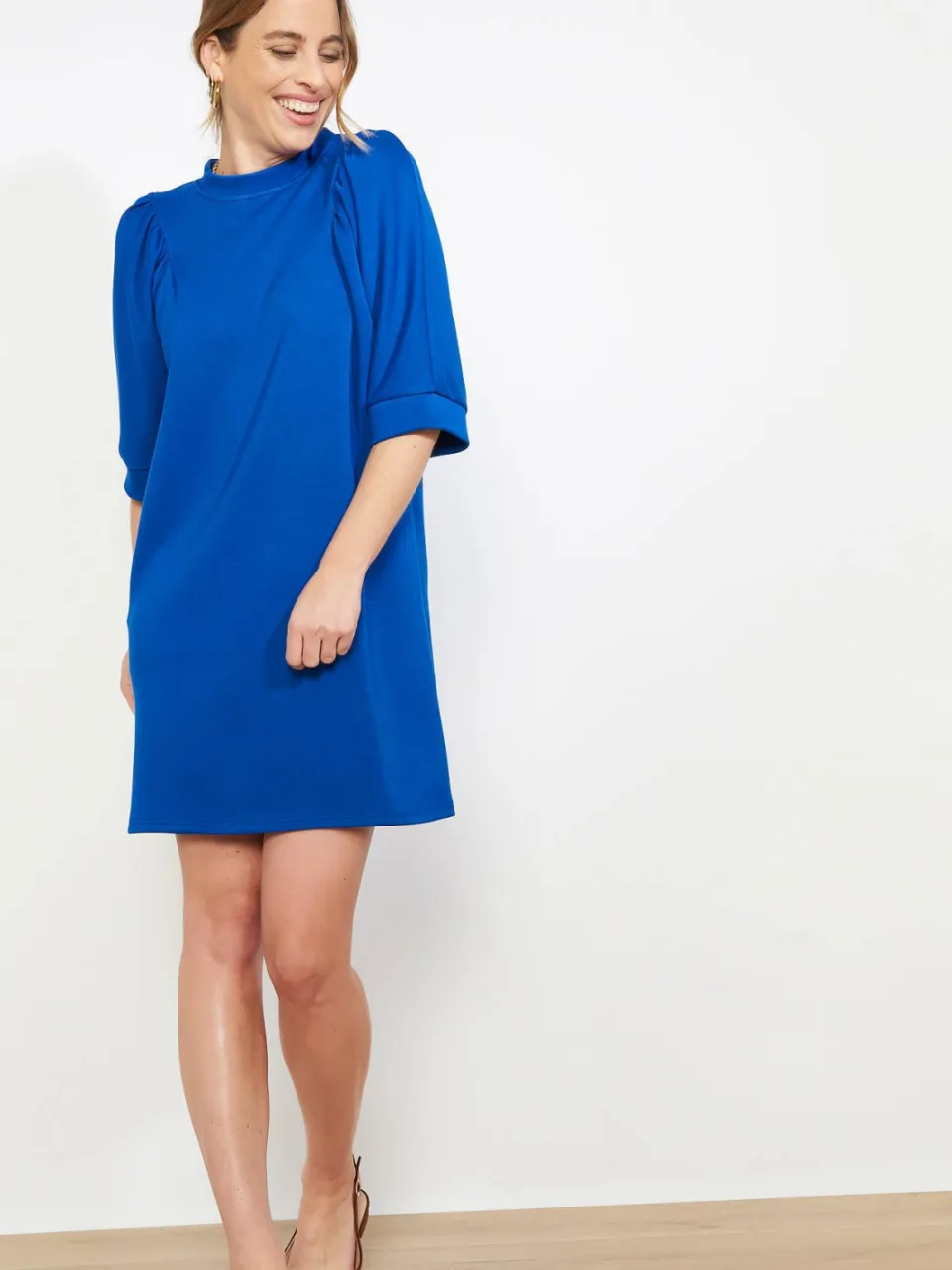 LOLALIZA sweatjurk blauw, foto 5